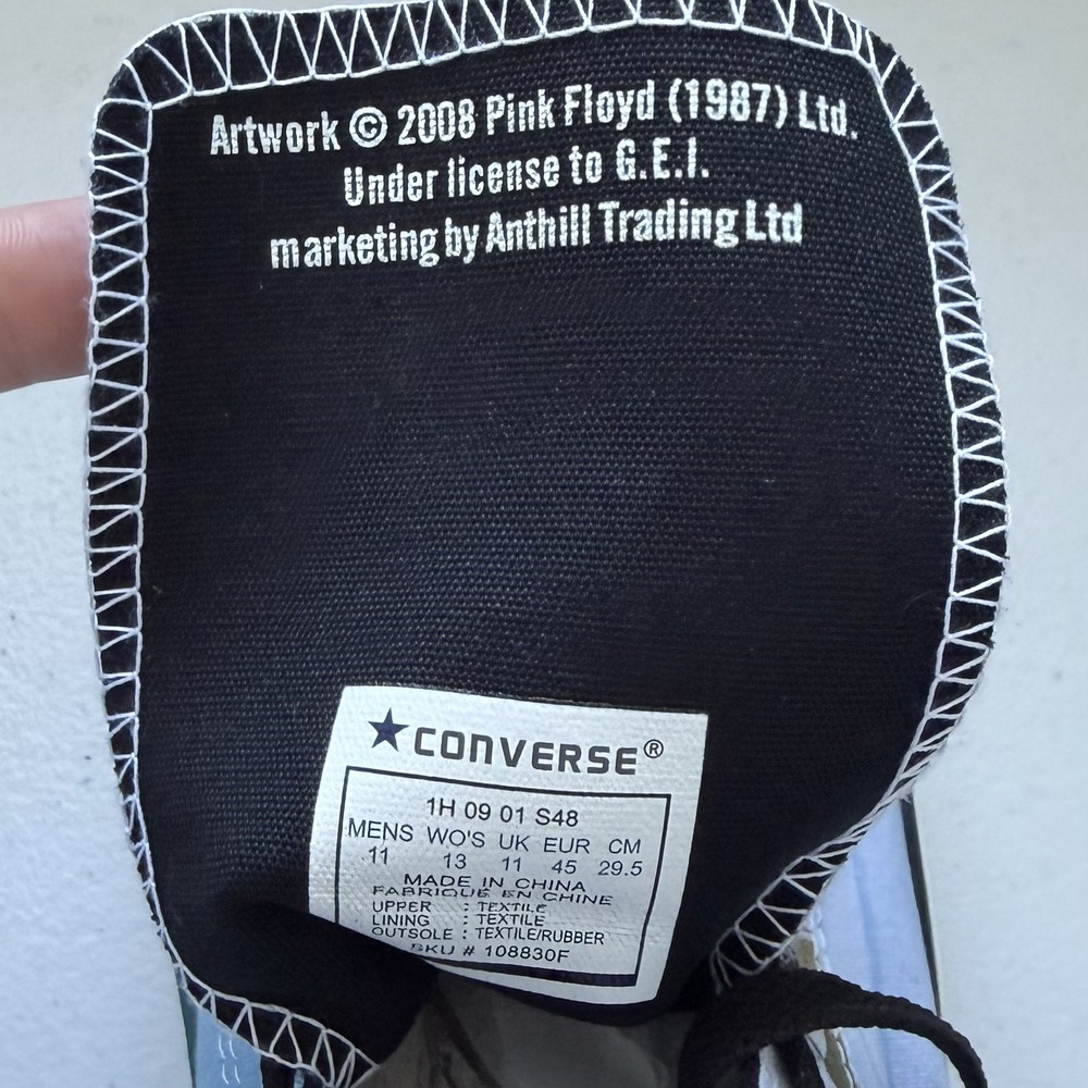 2008 Converse Chuck Taylor All Star
Pink Floyd Wish You Were Here High Tops 11 - Picture 13 of 16